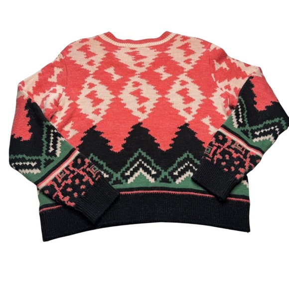 Aldomartins Nieves Aztec Geometric Sweater Women's 4 Wool Alpaca Fall Winter - Picture 4 of 4
